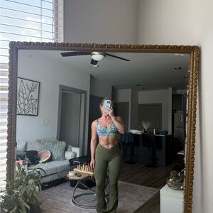 Olive Green Flare Pants
